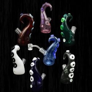 TENTACLE GLASS BUBBLER WATER PIPE