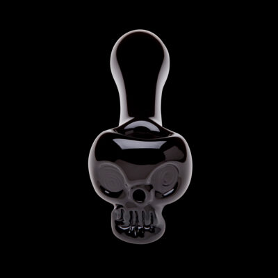 Bone Head Skull Glass Pipe